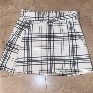 Zara Plaid Mini skirt